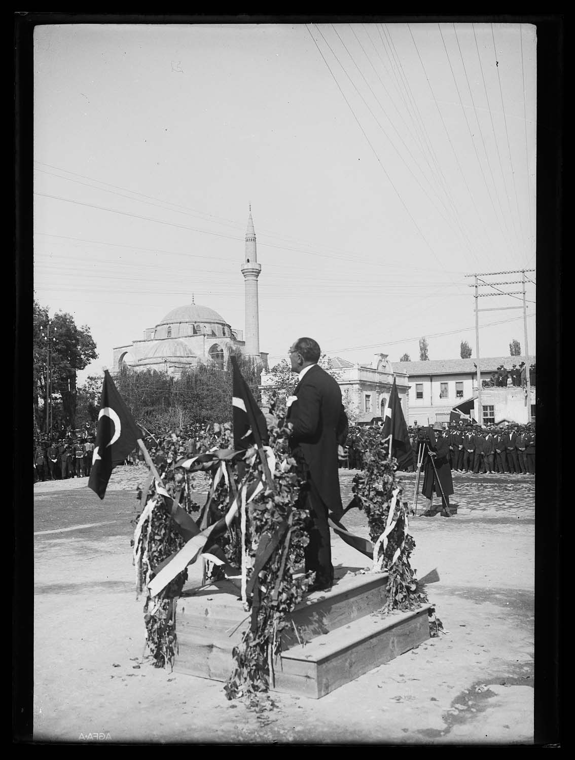 Fête de la République en 1928 : discours d'un personnage public